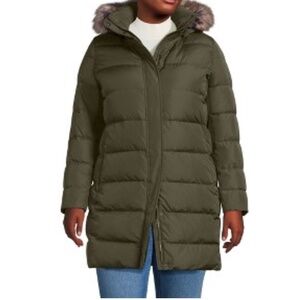 NWT lands end max 600 puffer coat 18 T